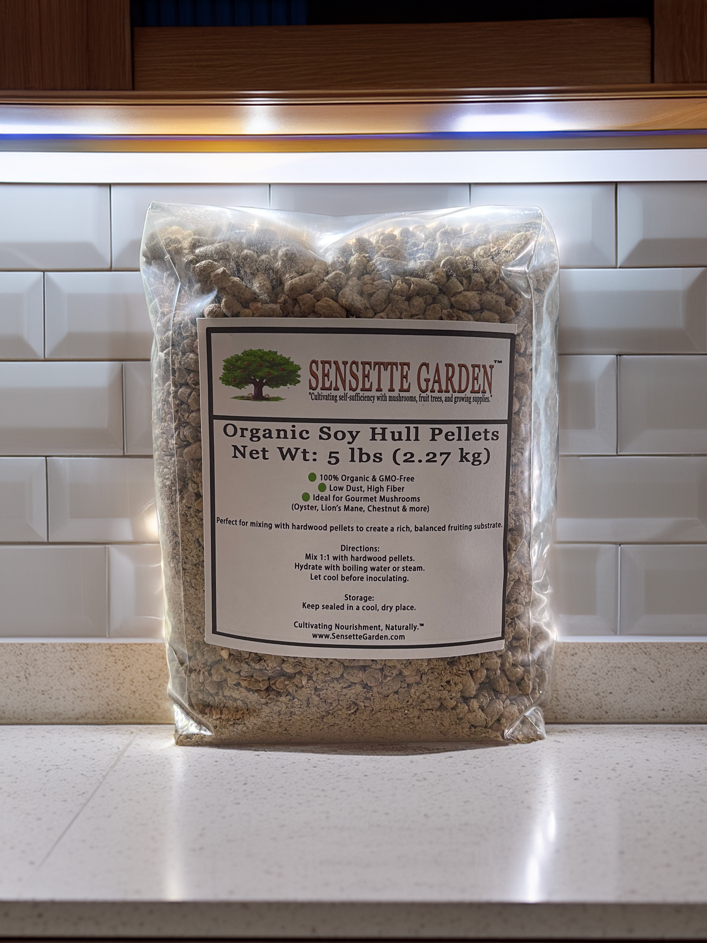 Soy Hull Pellets – Premium Mushroom Substrate Supplement (5 lbs)