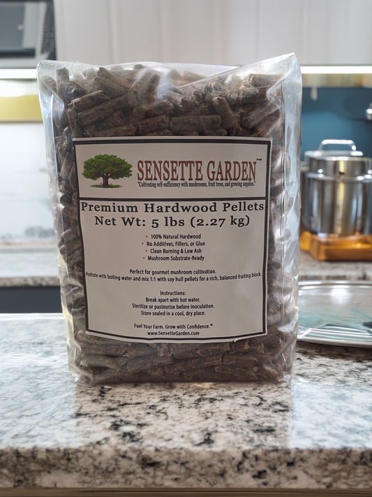 5lbs Sterilized Hardwood Pellet Substrate – Clean, Nutrient-Rich & Ready to Use