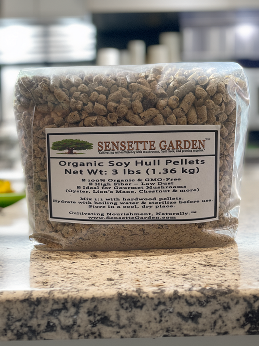 Soy Hull Pellets – Premium Mushroom Substrate Supplement (3 lbs)