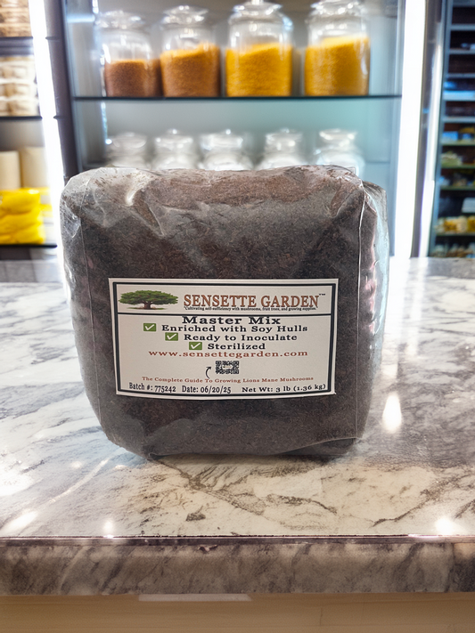 5lbs Sterilized Mushroom Substrate – Master Mix Blend for Maximum Yields