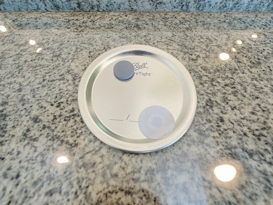 20 Mason Jar Lid with Injection Port & Filter – Reusable, Sterile, and Cultivation-Ready